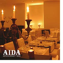Das Restaurant AIDA im Business- und Seminarhotel MONOPOL direkt beim Bahnhof Luzern / KKL